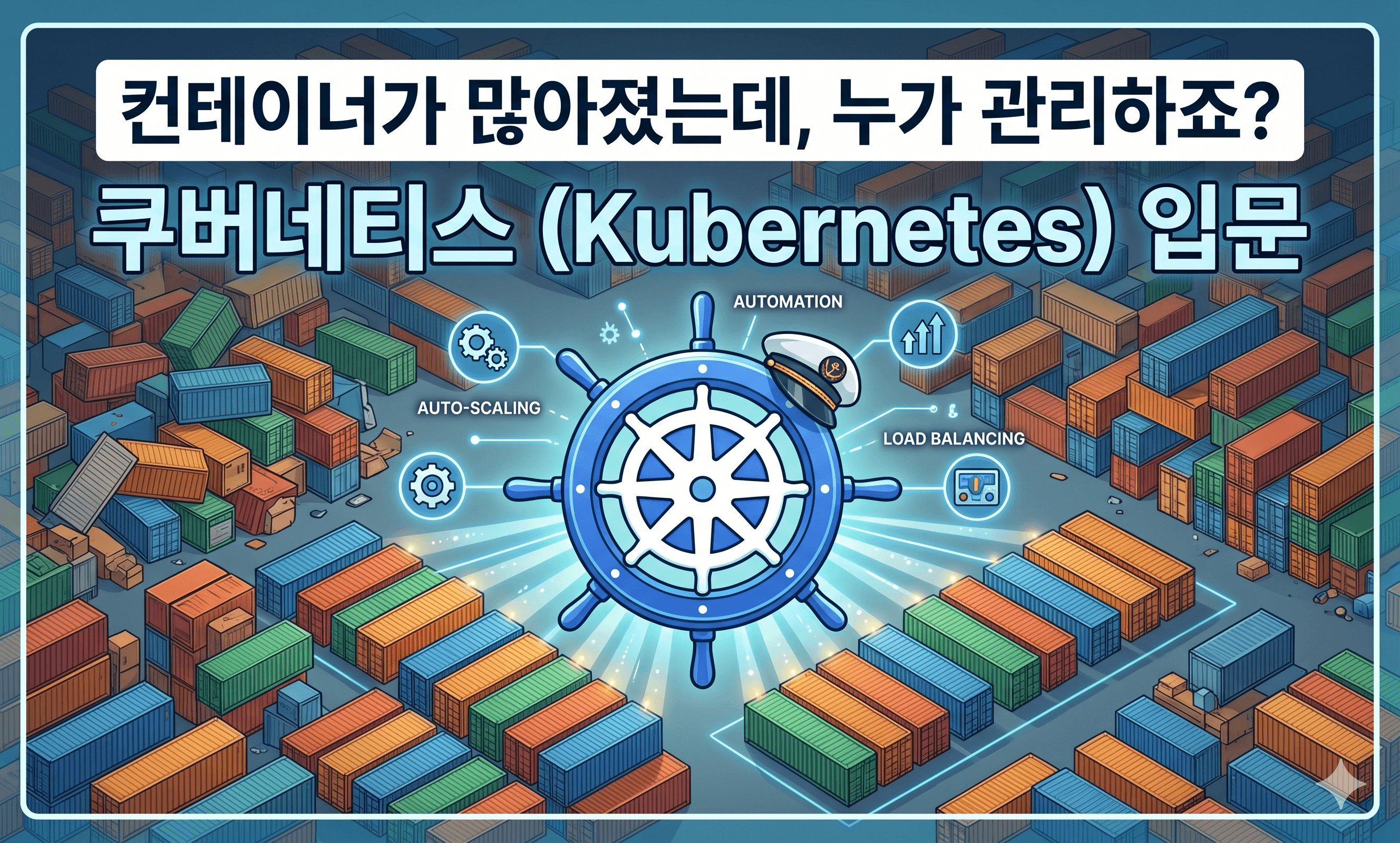 "컨테이너가 많아졌는데, 누가 관리하죠?" - 쿠버네티스(Kubernetes) 입문