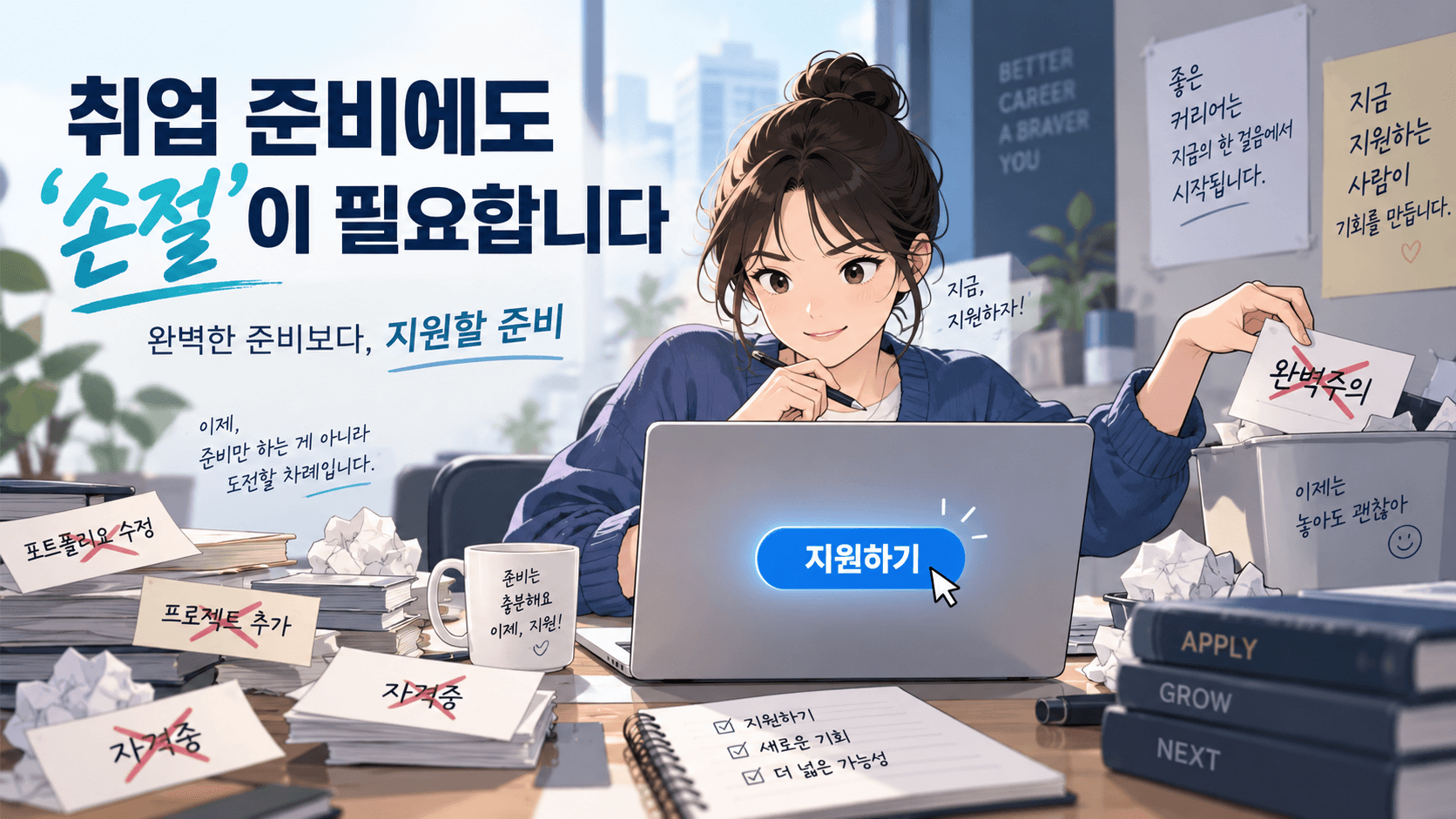 취업 준비에도 ‘손절’이 필요합니다
