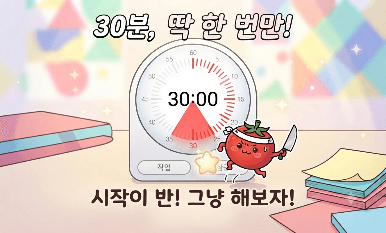 게임 개발 공부, 뽀모도로로 집중하는 방법