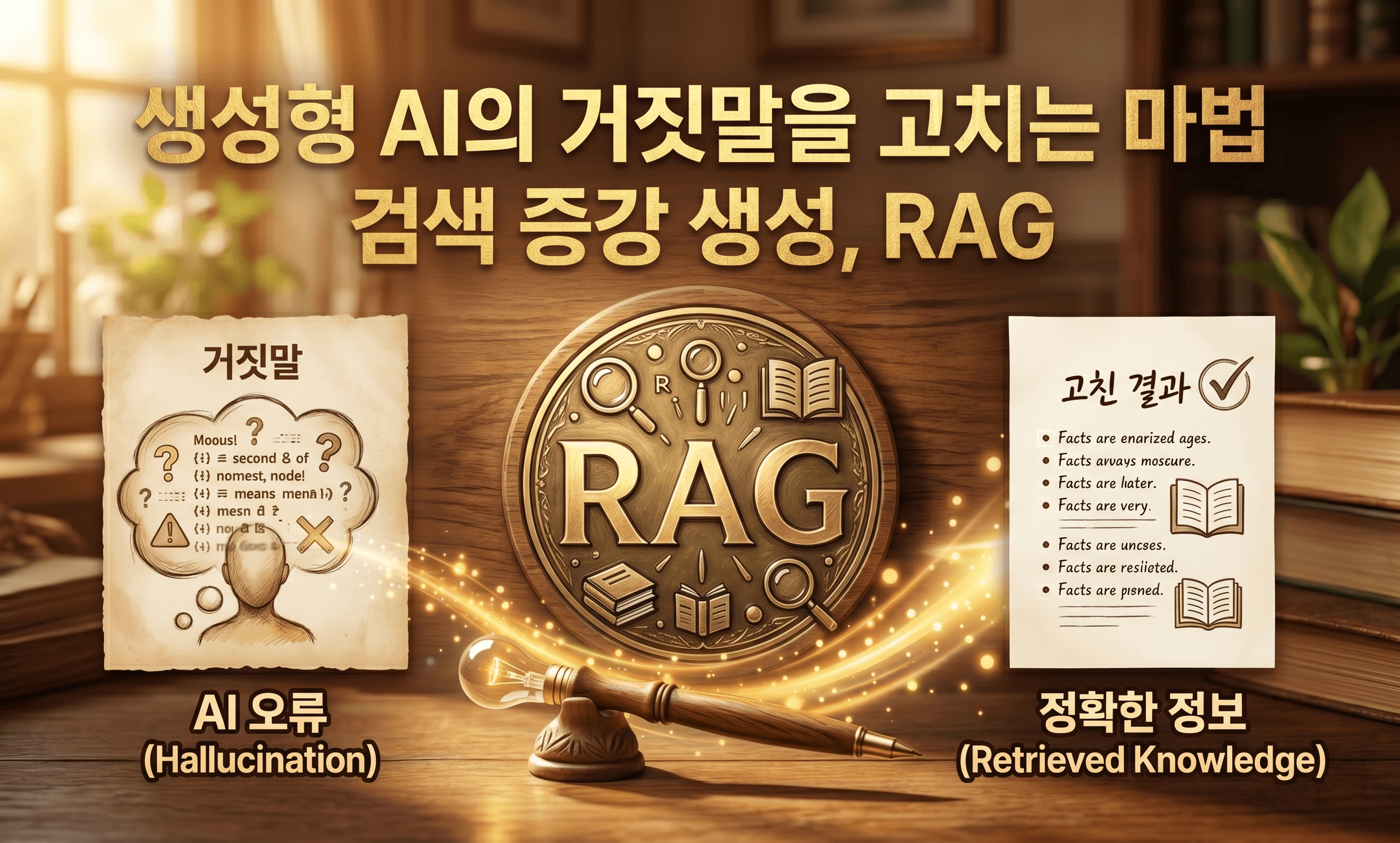 생성형AI의 거짓말을 고치는 마법, RAG